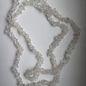 Clear Beaded Necklace